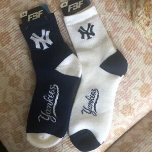 NY Yankees crew socks.